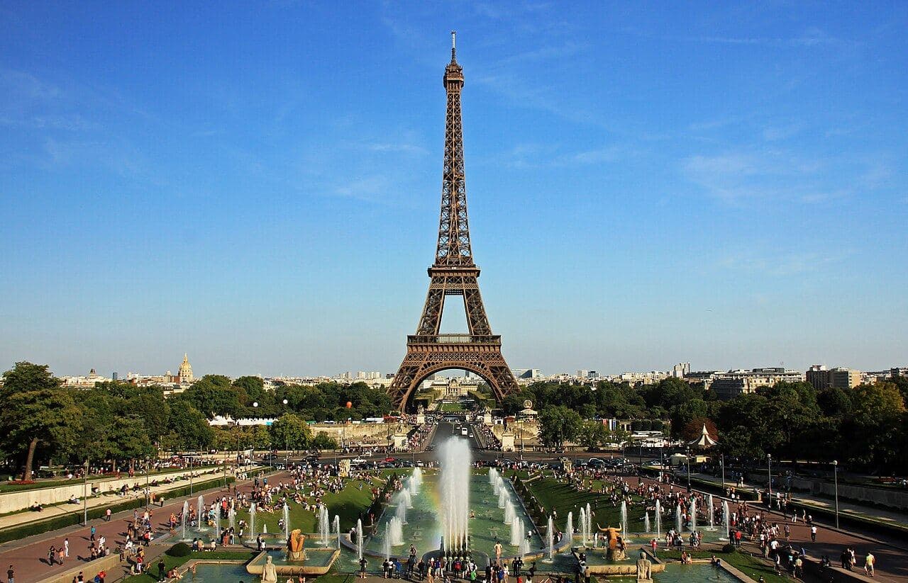 Eiffel Tower from the Trocadéro, Paris