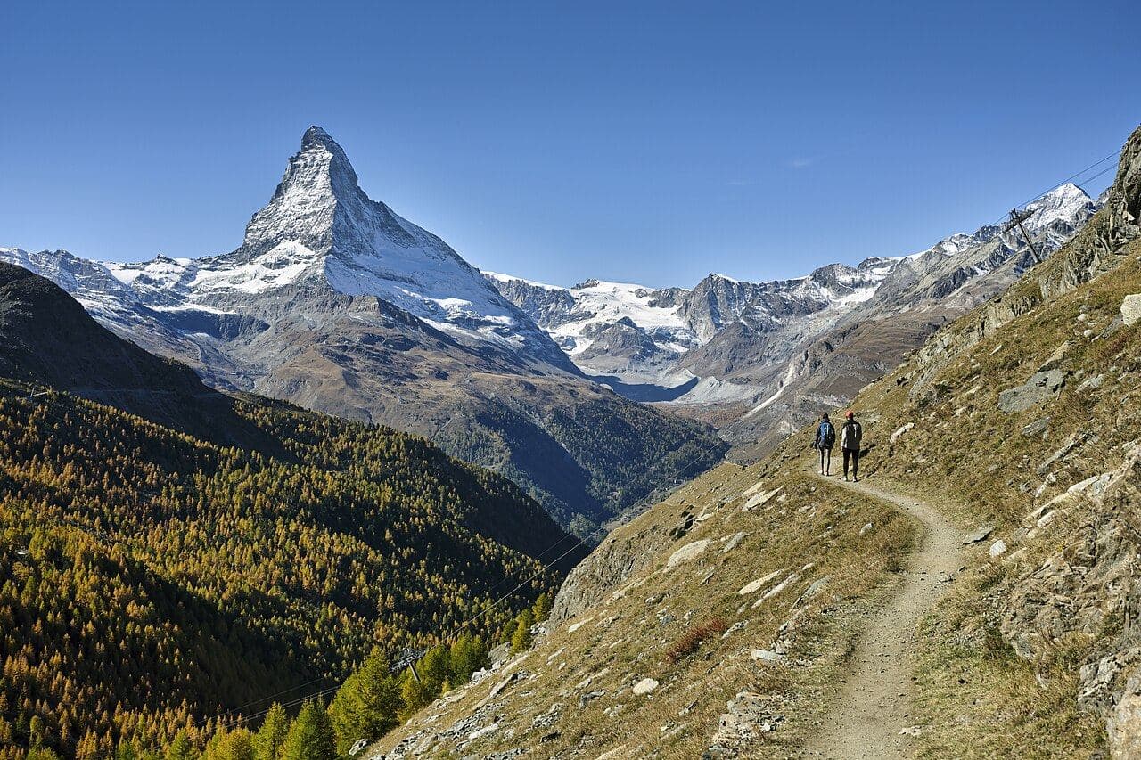 Matterhorn above Zermatt, Valais